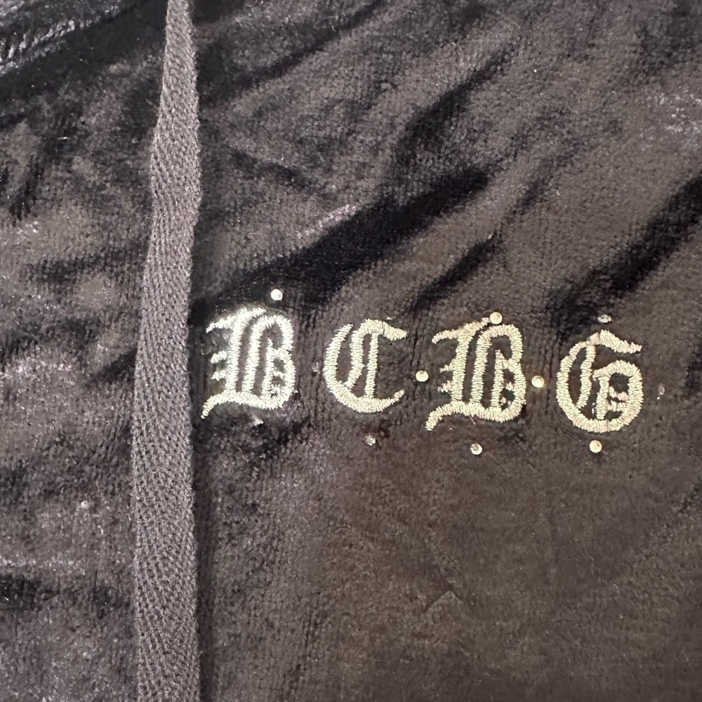 BCBGMAXARZIA vintage black rhinestone embellished top - Picture 3 of 16